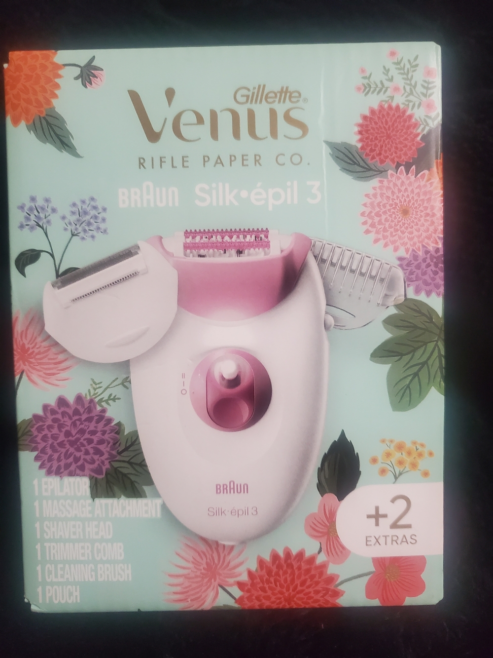 Gillette Venus / Braun Silk-épil 3 Women's Epilator - Pink & White